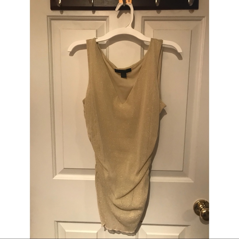 Express brand dressy ruched tank